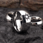 Moon And Stars Stainless Steel Penis Ring Jewelry Cock Ring