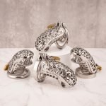 Stainless Steel Hollow Sliver Snake Chastity Device Metal Cock Cage - Image 2