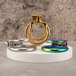 Open Stainless Steel Chastity Cage Training Ring - Image 2