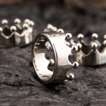 Silver Crown Stainless Steel Cock Ring