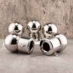 Stainless Steel Super Heavyweight Ball Stretcher Cylinder Weights Heavy Scrotum Pendant - Image 2
