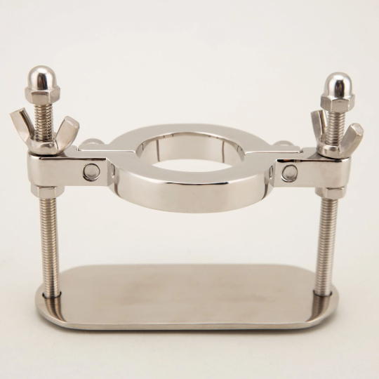 1 Adjustable Ball Stretcher Removable Testicular Stretcher Weight Stainless Steel Scrotum Restraint - Image 1