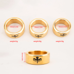 Octopus Gold Plated Stainless Steel Penis Ring Jewelry Cock Ring - Image 4