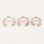 Double Snake Heads Stainless Steel Cock Ring - Image 2
