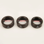 Black Meditation Stainless Steel Cock Ring - Image 5