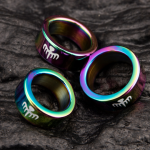 Octopus Rainbow Stainless Steel Penis Ring Jewelry Cock Ring - Image 3