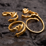 Gold Plated Angel Wings and Devil's Tail Cock Ring: Unleash Your Erotic Duality Devil's Tail Stainless Steel Cock Ring - Image 2