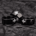 Octopus Black Stainless Steel Penis Ring Jewelry Cock Ring - Image 2