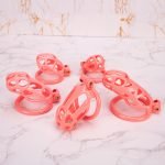Mamba Pink Chastity Cage Flat Ring - Image 3