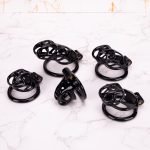 Mamba Black Chastity Cage Flat Ring - Image 3