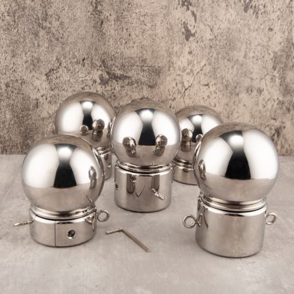 Stainless Steel Super Heavyweight Ball Stretcher Cylinder Weights Heavy Scrotum Pendant