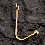Gold Plated Anal Hook, Butt Plug for Anal Play and Stimulation - Image 9