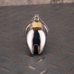 Stainless Steel Cock Cage Metal Chastity Cage With Anti Slip Ring - Image 3
