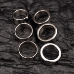 Thick or Thin Smooth Mirror Polished Metal Stainless Steel Cock Ring - Image 2