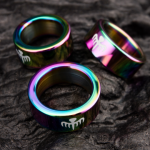 Octopus Rainbow Stainless Steel Penis Ring Jewelry Cock Ring - Image 2