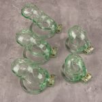 See-Through lce Green Lightweight Chastity Cage Flat Ring - Image 4