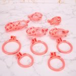 Mamba Pink Chastity Cage Flat Ring - Image 4