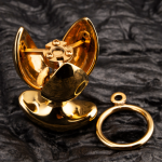Gold Plated Heavy Anus Ass lock Expander Stainless Steel Anal Dilator Solid Lotus Open And Closing Anal Lock - Image 8