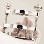 Double Layer Balls Stretching Squeezer Spiked CBT Stainless Steel Adjustable Ball Stretcher Removable Testicular Scrotum Restraint - Image 10