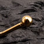 Gold Plated Anal Hook, Butt Plug for Anal Play and Stimulation - Image 2