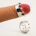 Silver Crown Stainless Steel Cock Ring - Image 10