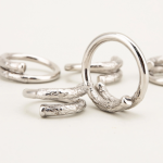 Silver Hoop Penis Ring Stainless Steel Cock Ring - Image 10