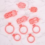 Mamba Pink Chastity Cage Flat Ring - Image 5