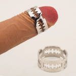 Razor Blade Stimulate Glans Ring  Penis Ring Stainless Steel Cock Ring - Image 10