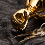 Gold Plated Heavy Anus Ass lock Expander Stainless Steel Anal Dilator Solid Lotus Open And Closing Anal Lock - Image 9