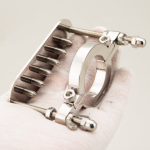 Heavy Spiked and Stretching CBT Stainless Steel Adjustable Ball Stretcher Removable Testicular Scrotum Restraint - Image 2