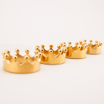 Gold Plated Crown Stainless Steel Cock Ring - Image 2