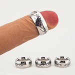 Handwrite Stainless Steel Cock Ring - Image 9