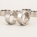 Thick or Thin Smooth Mirror Polished Metal Stainless Steel Cock Ring - Image 4