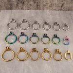 Open Stainless Steel Chastity Cage Training Ring - Image 8