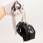 Testicular Clamp Stainless Steel Ball Stretcher With Shackles or Handcuffs BDSM Ball Stretching - Image 10