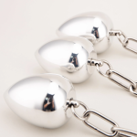 Chain Stainless Steel Penis Ring, Anal Plug Cock Ring Chastity Device Removable Butt Plug - Image 2