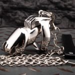 HTV4 Plus Traction Stainless Steel Chastity Cage Metal Cock Cage - Image 6