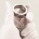 Thick or Thin Smooth Mirror Polished Metal Stainless Steel Cock Ring - Image 5