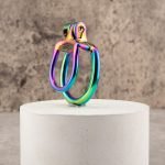 Open Stainless Steel Chastity Cage Training Ring - Image 10