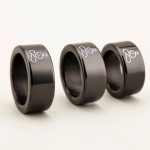 Black Meditation Stainless Steel Cock Ring - Image 4