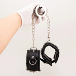 Testicular Clamp Stainless Steel Ball Stretcher With Shackles or Handcuffs BDSM Ball Stretching - Image 9