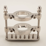 Double Layer Balls Stretching Squeezer Spiked CBT Stainless Steel Adjustable Ball Stretcher Removable Testicular Scrotum Restraint - Image 4