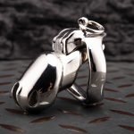 HTV4 Plus Traction Stainless Steel Chastity Cage Metal Cock Cage - Image 7