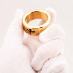 Octopus Gold Plated Stainless Steel Penis Ring Jewelry Cock Ring - Image 7