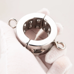 Testicular Clamp Stainless Steel Ball Stretcher With Shackles or Handcuffs BDSM Ball Stretching - Image 8