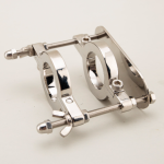 Adjustable Torture Squeezer Testicular Scrotum Restraint Weight Cock Ring Scrotum Pendant Stainless Steel - Image 9
