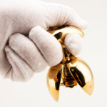 Gold Plated Heavy Anus Ass lock Expander Stainless Steel Anal Dilator Solid Lotus Open And Closing Anal Lock - Image 2