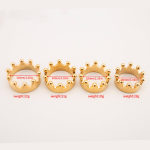 Gold Plated Crown Stainless Steel Cock Ring - Image 5