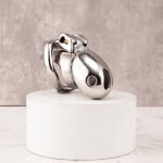HTV3 Stainless Steel Chastity Cage - Image 8