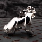HTV4 Plus Traction Stainless Steel Chastity Cage Metal Cock Cage - Image 8
